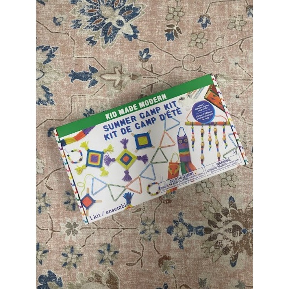 Kid Made Modern Summer Camp Kit DIY Arts and Crafts Set Multi-Color 150+ Pieces